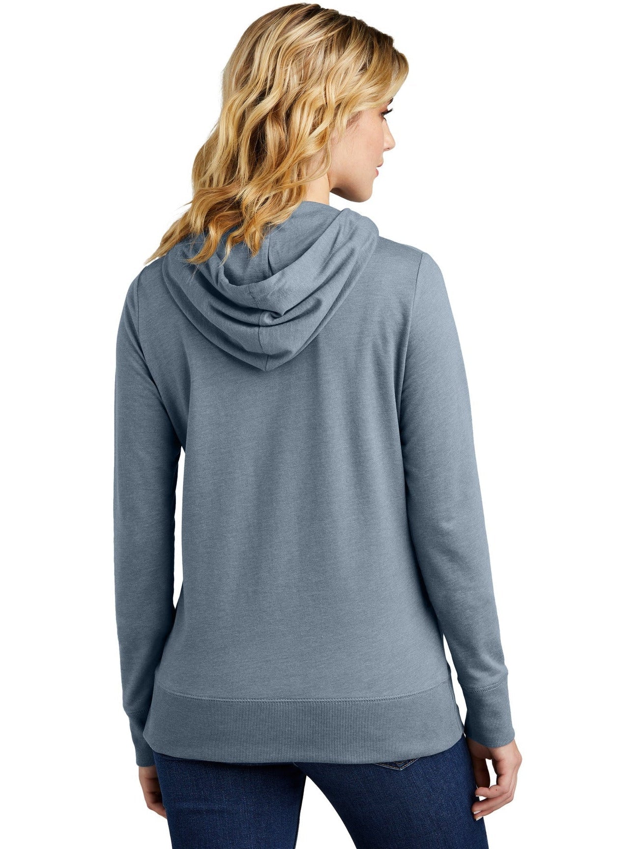 no-logo District Ladies Featherweight French Terry Full-Zip Hoodie-New-District-Thread Logic