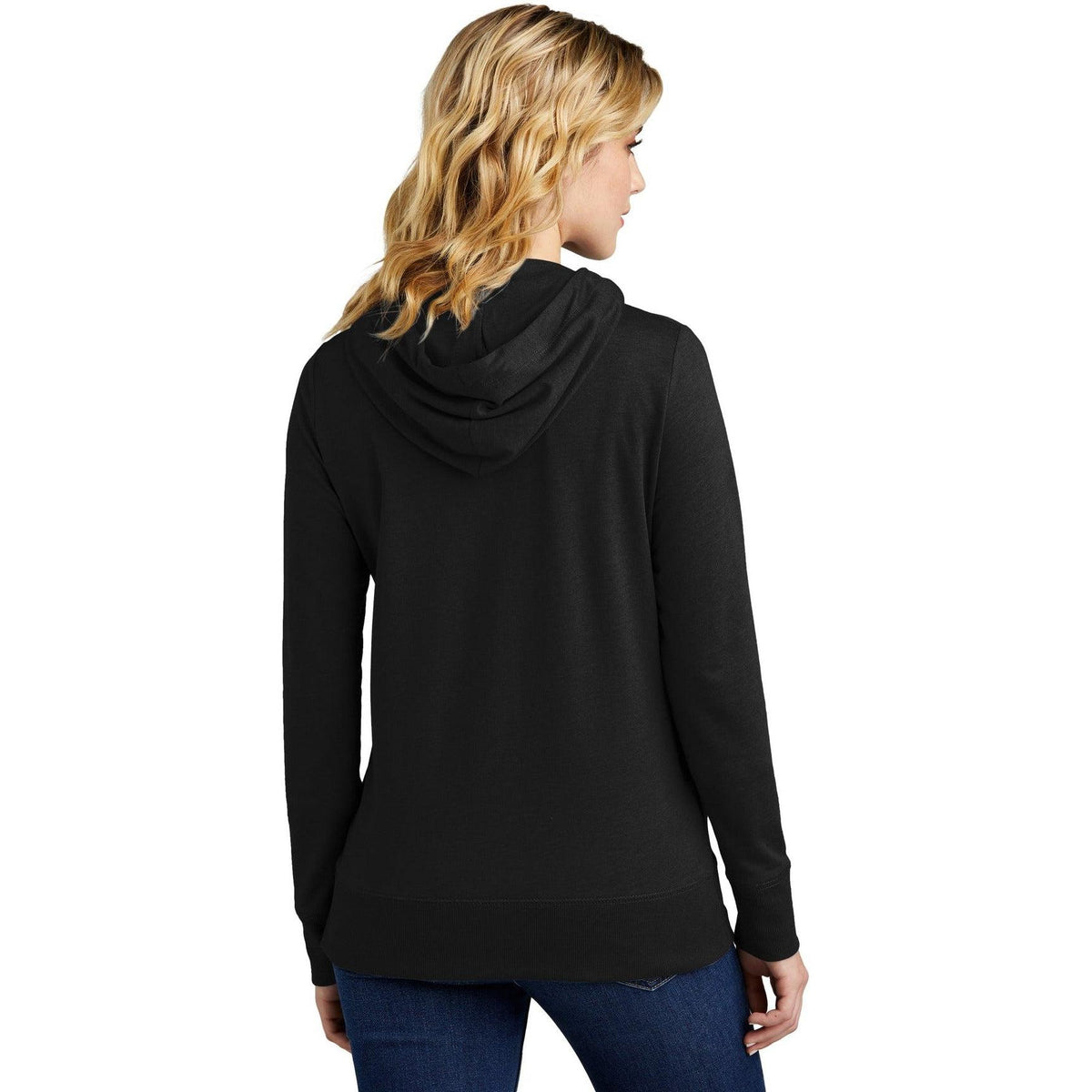 no-logo District Ladies Featherweight French Terry Full-Zip Hoodie-New-District-Thread Logic