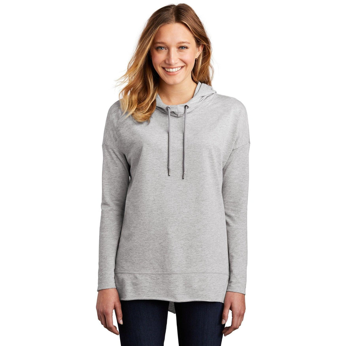 no-logo District Ladies Featherweight French Terry Hoodie-Regular-District-Thread Logic