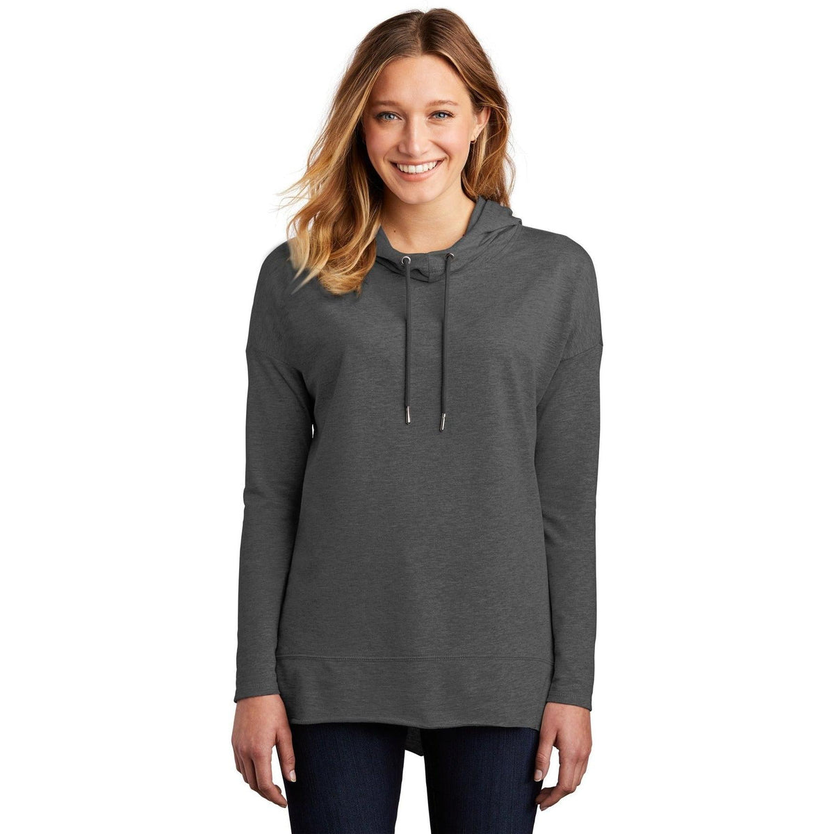no-logo District Ladies Featherweight French Terry Hoodie-Regular-District-Thread Logic