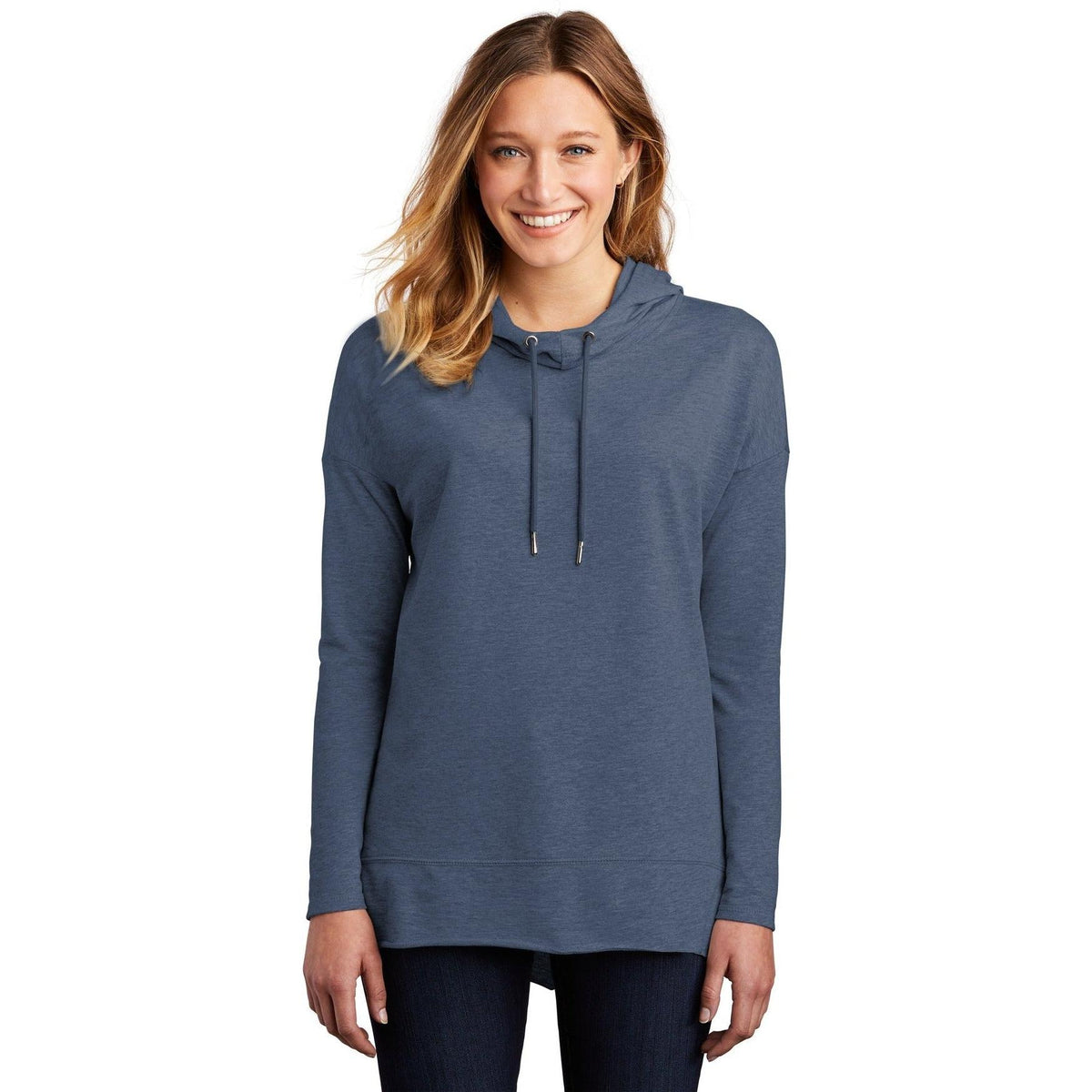 no-logo District Ladies Featherweight French Terry Hoodie-Regular-District-Thread Logic