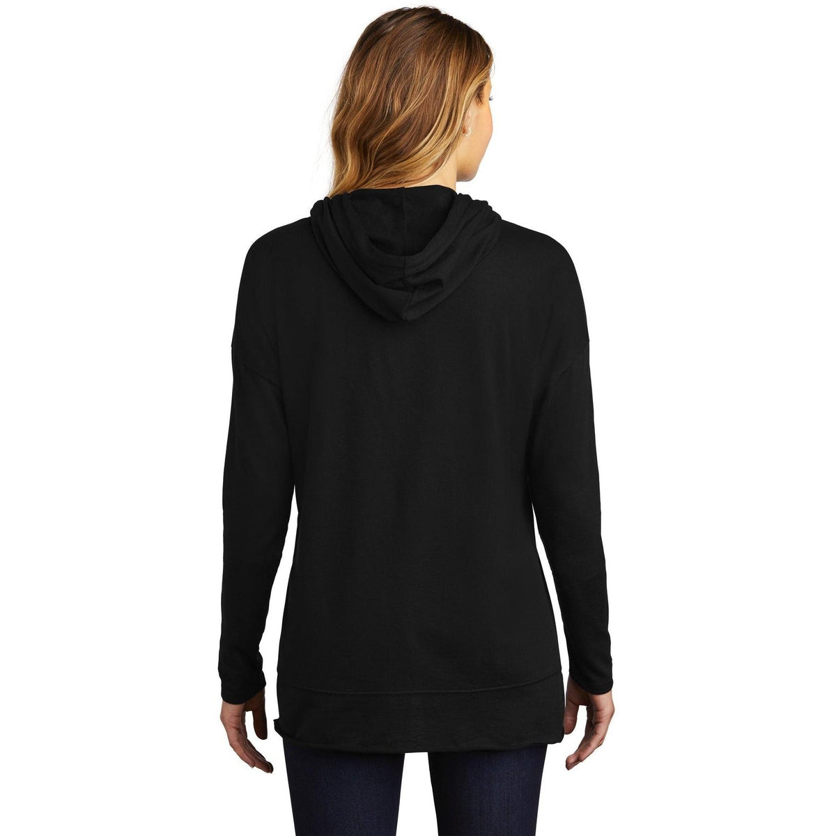 no-logo District Ladies Featherweight French Terry Hoodie-Regular-District-Thread Logic