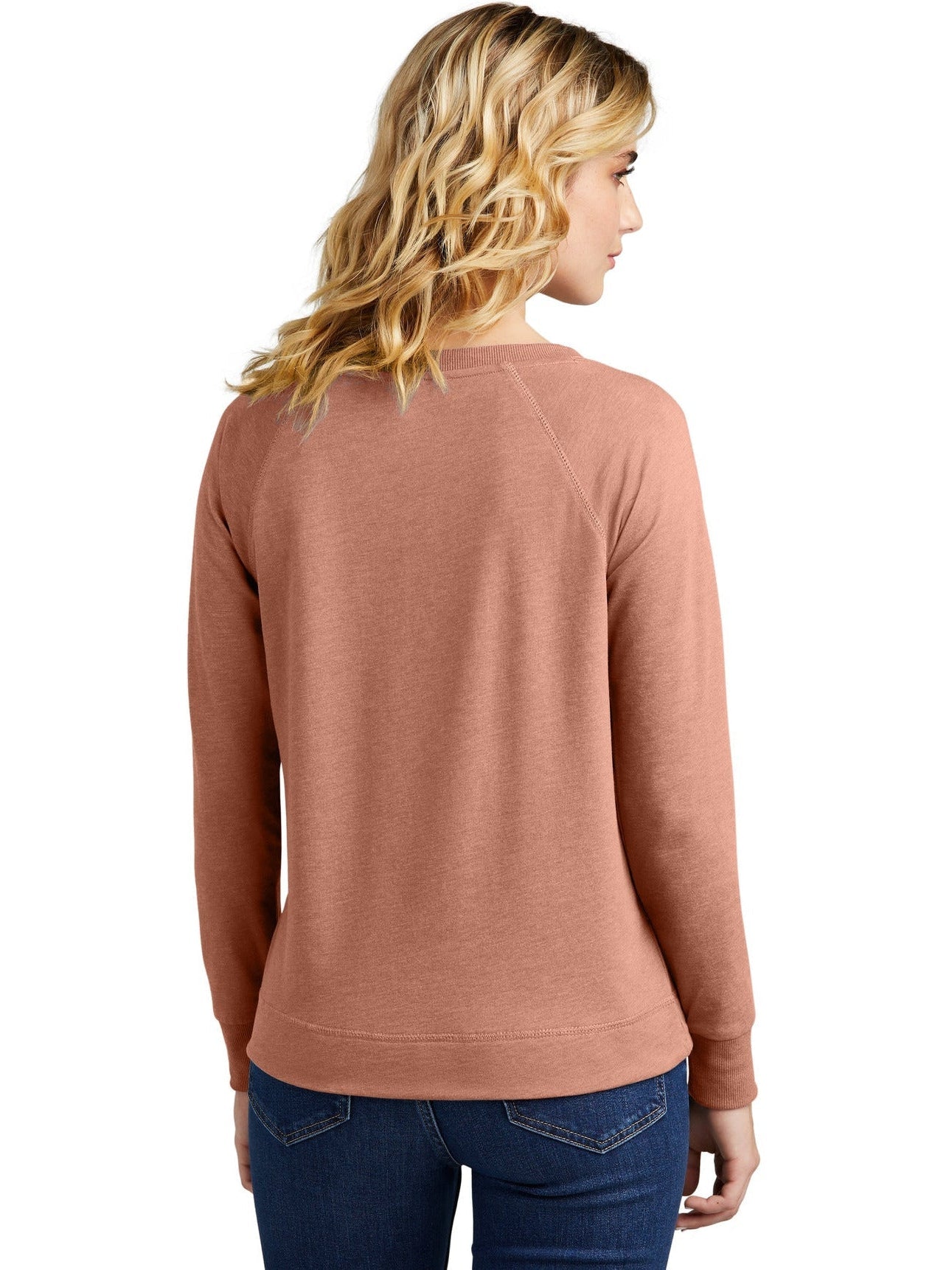 no-logo District Ladies Featherweight French Terry Long Sleeve Crewneck-Coming soon-District-Thread Logic