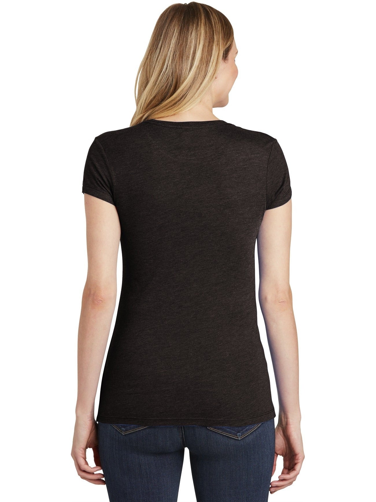no-logo District Ladies Fitted Perfect Tri Tee-Regular-District-Thread Logic