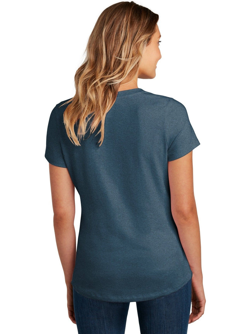 no-logo District Ladies Flex Scoop Neck Tee-Regular-District-Thread Logic