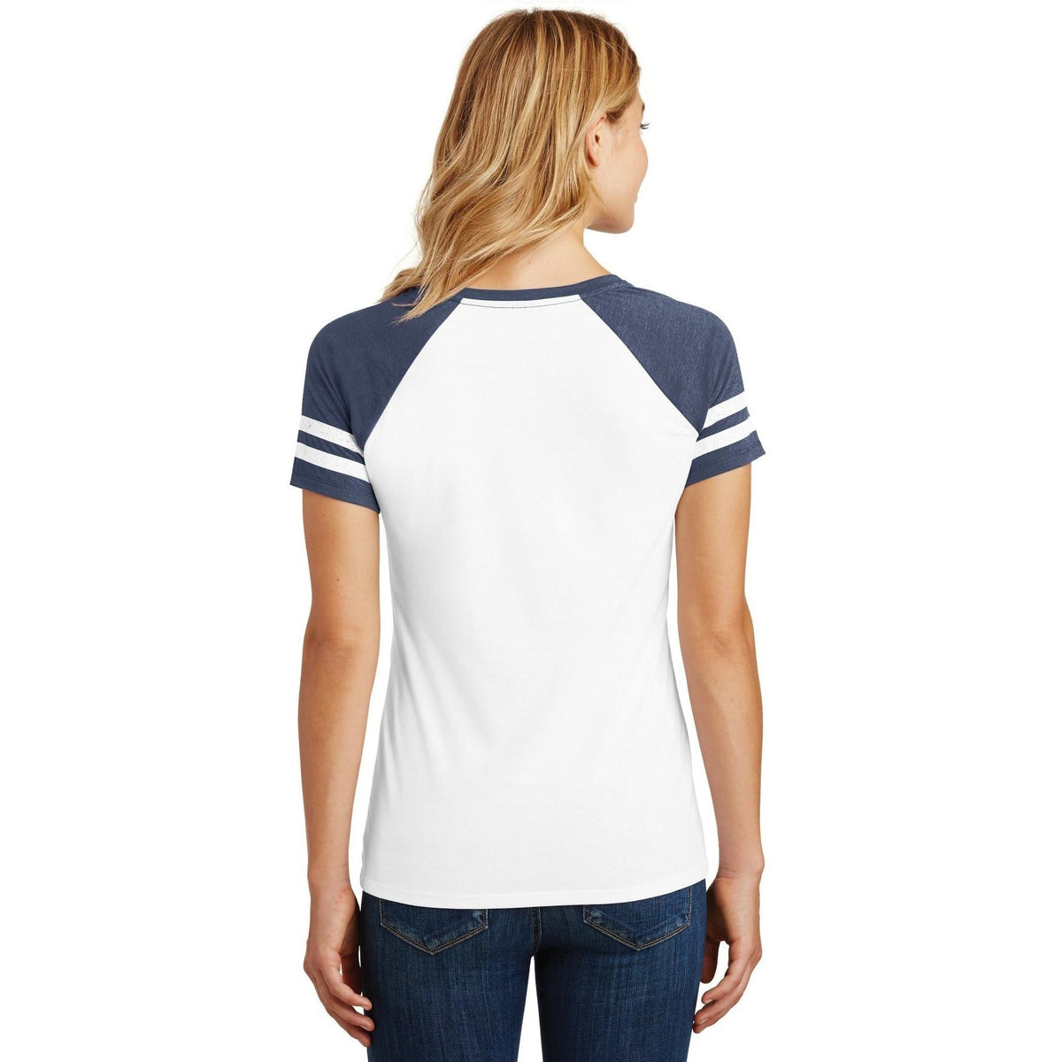 no-logo District Women's Game V-Neck Tee-Polos-District-Thread Logic