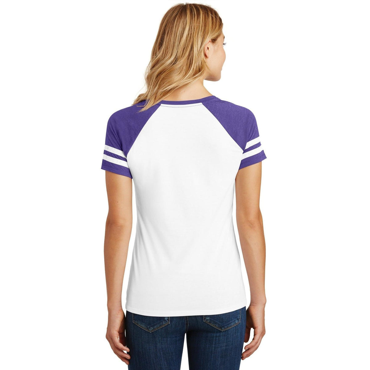 no-logo District Women's Game V-Neck Tee-Polos-District-Thread Logic