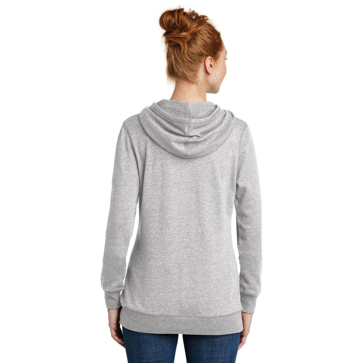 no-logo District Women's Lightweight Fleece Hoodie-Hoodies-District-Thread Logic