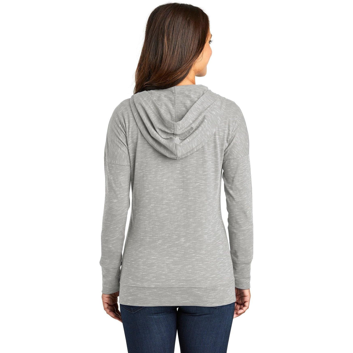 no-logo District Ladies Medal Full-Zip Hoodie-Regular-District-Thread Logic