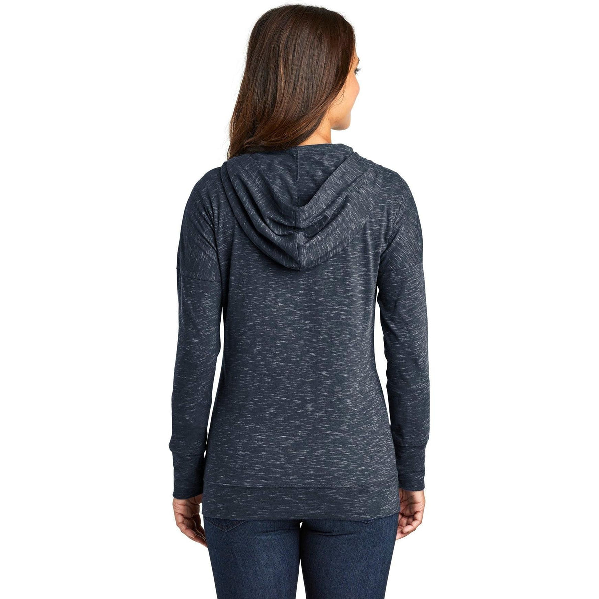 no-logo District Ladies Medal Full-Zip Hoodie-Regular-District-Thread Logic