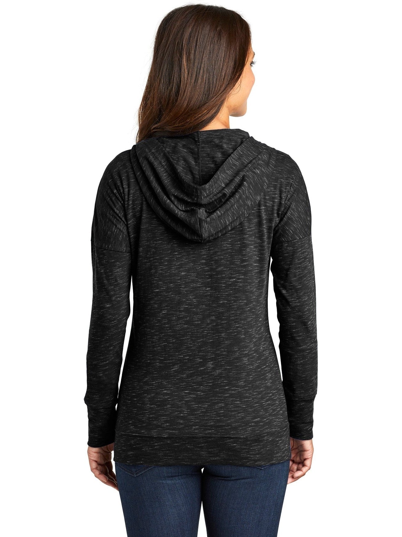 District DT665 Full-Zip Sweatshirt with Custom Embroidery