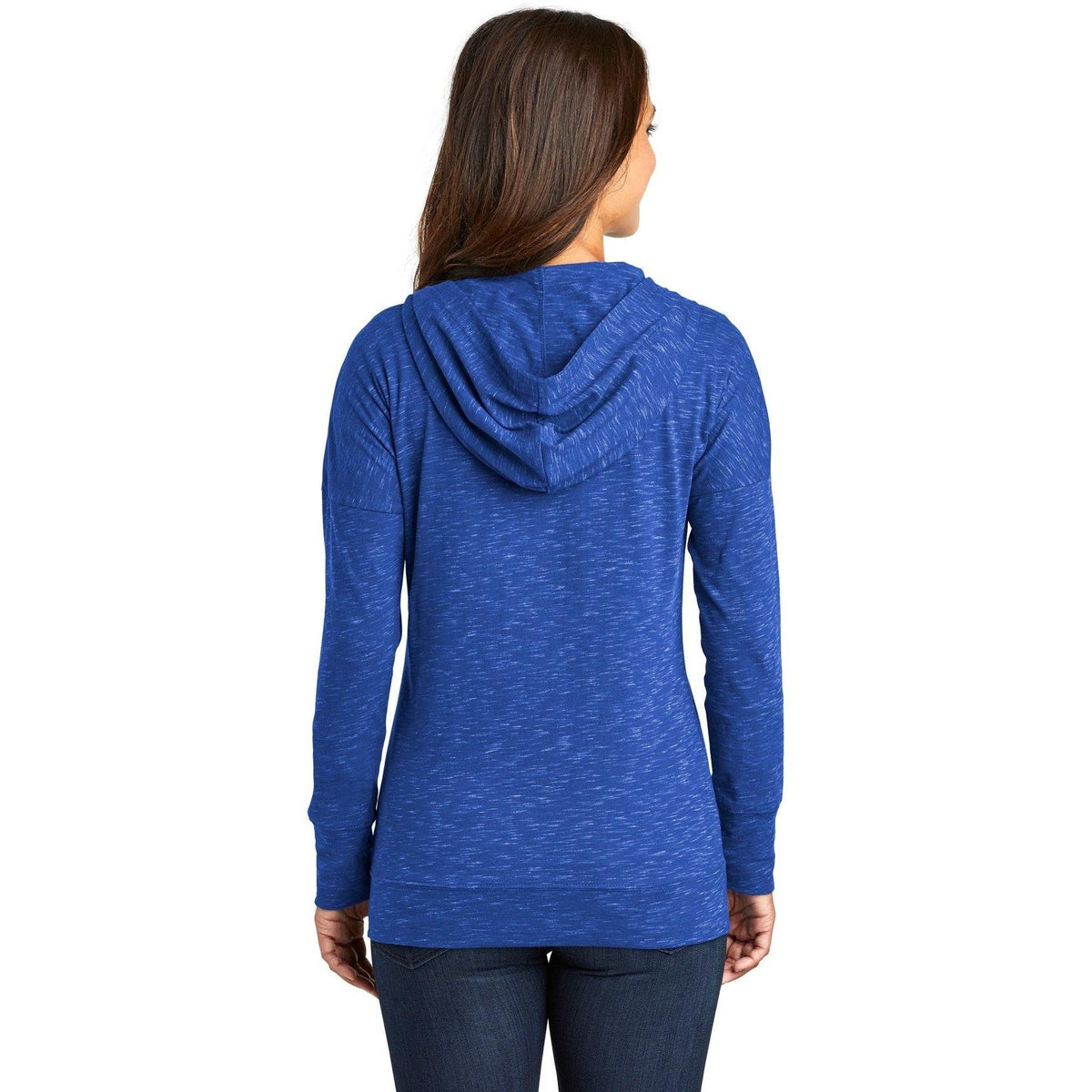 no-logo District Ladies Medal Full-Zip Hoodie-Regular-District-Thread Logic