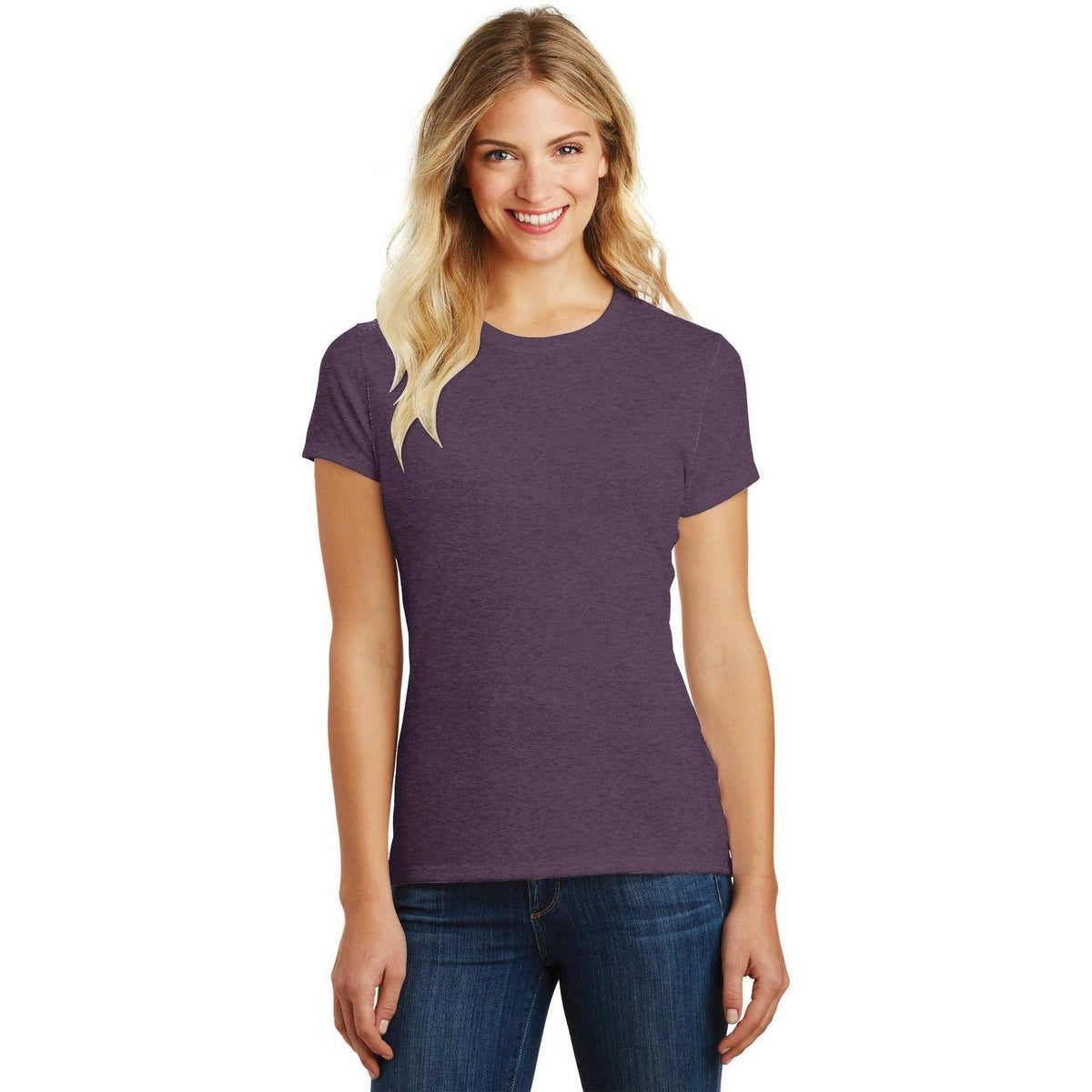no-logo District Ladies Perfect Blend Tee-Regular-District-Thread Logic