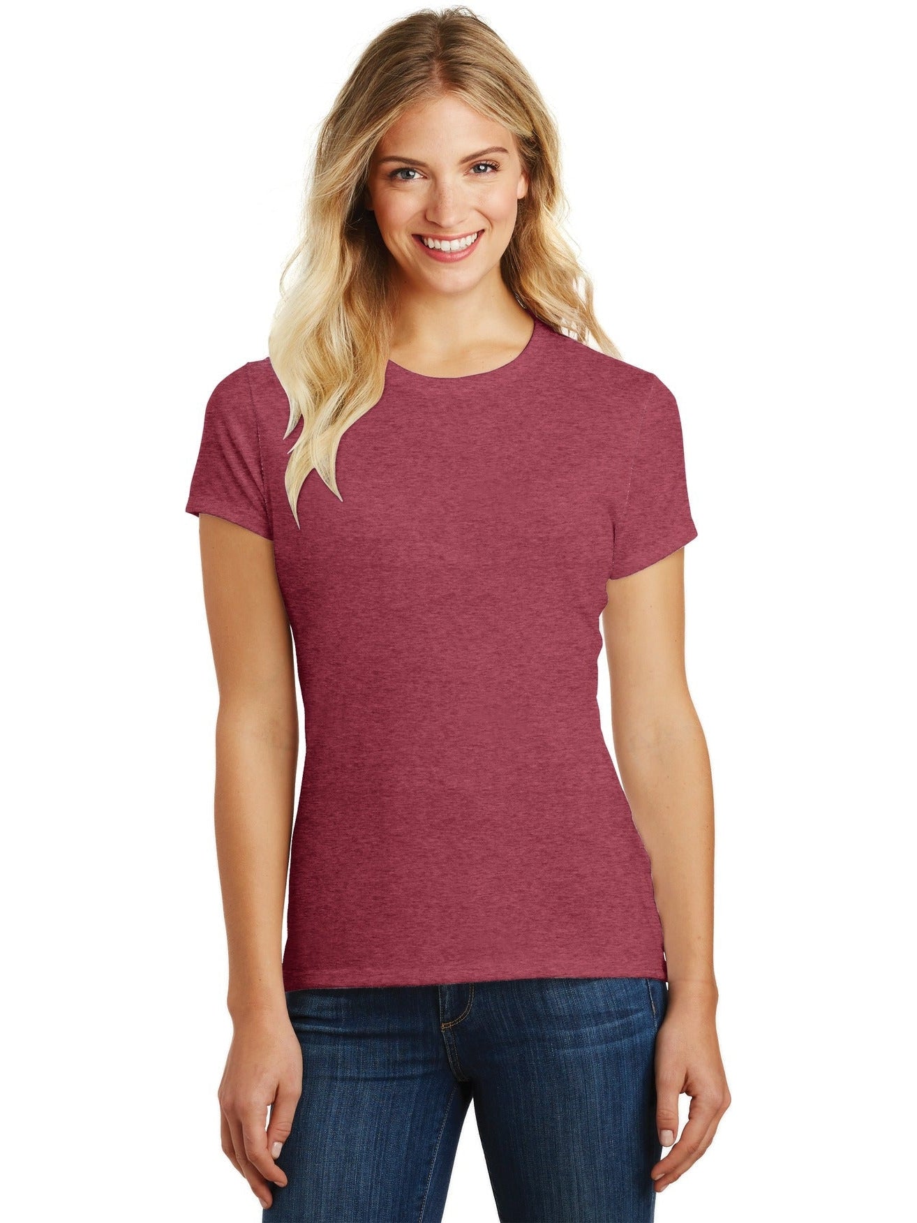 no-logo District Ladies Perfect Blend Tee-Regular-District-Thread Logic