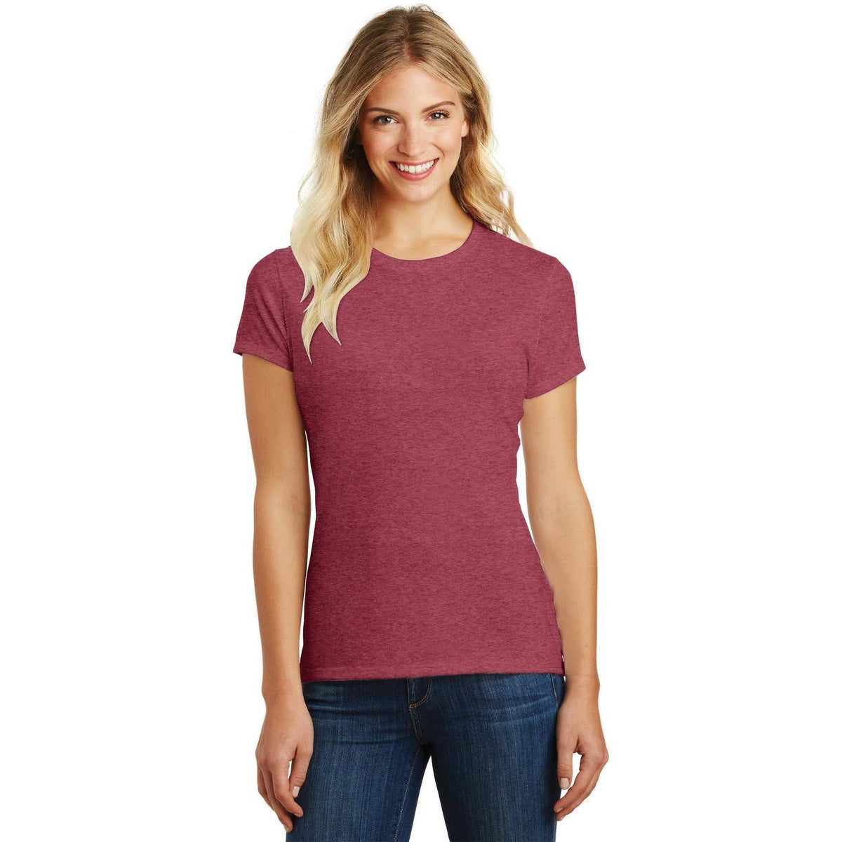no-logo District Ladies Perfect Blend Tee-Regular-District-Thread Logic