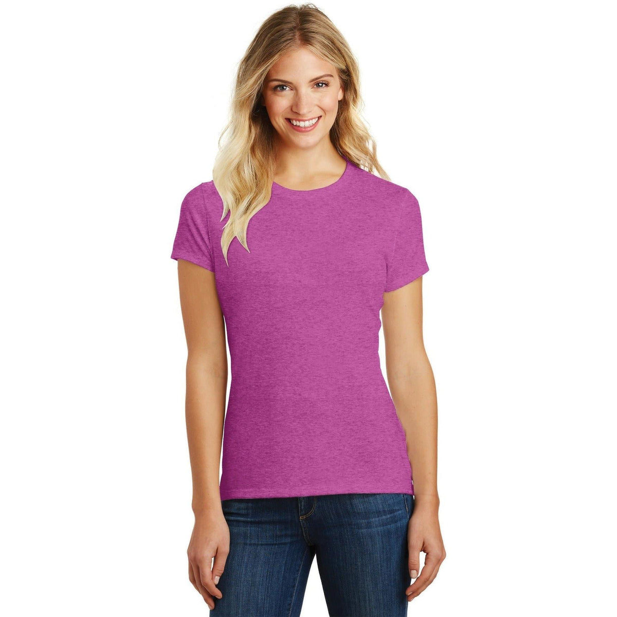no-logo District Ladies Perfect Blend Tee-Regular-District-Thread Logic