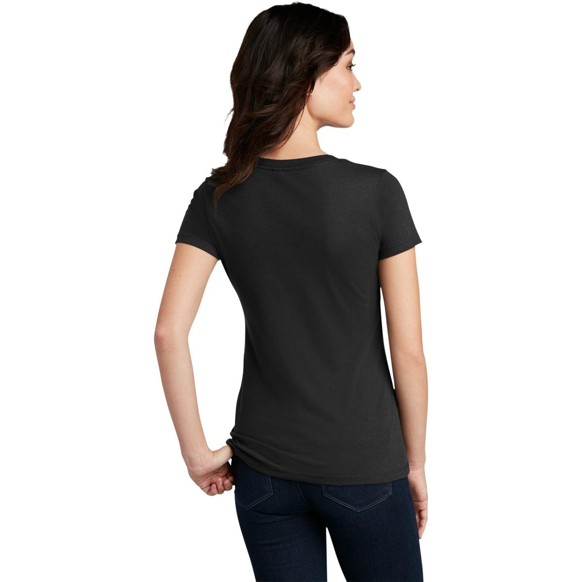 no-logo District Ladies Perfect Blend Tee-Regular-District-Thread Logic
