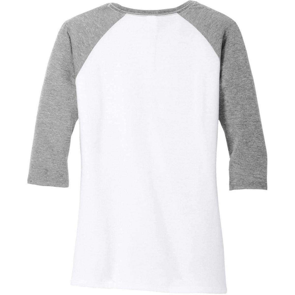 no-logo District Women's Perfect Tri 3/4-Sleeve Raglan-Regular-District-Thread Logic
