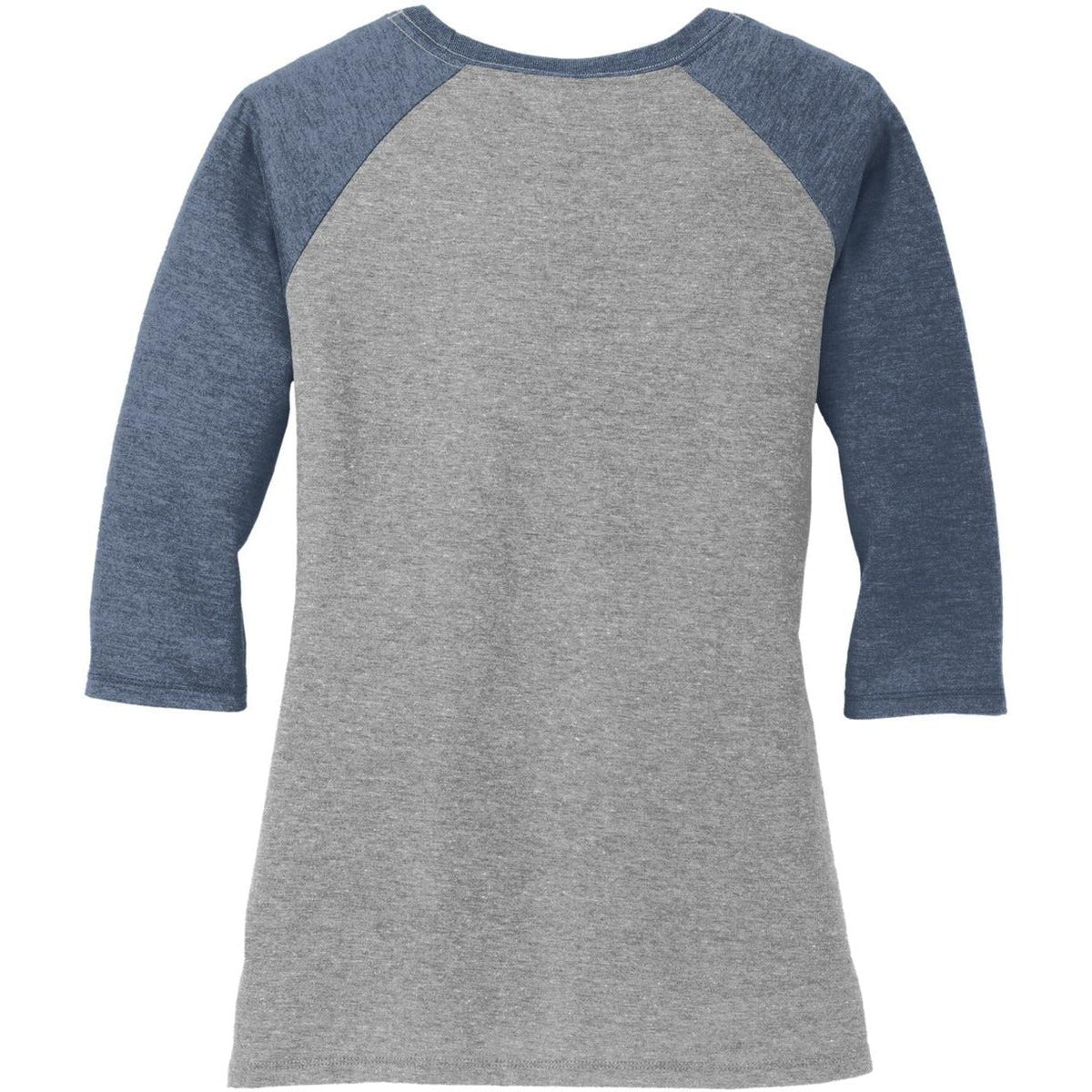 no-logo District Women's Perfect Tri 3/4-Sleeve Raglan-Regular-District-Thread Logic