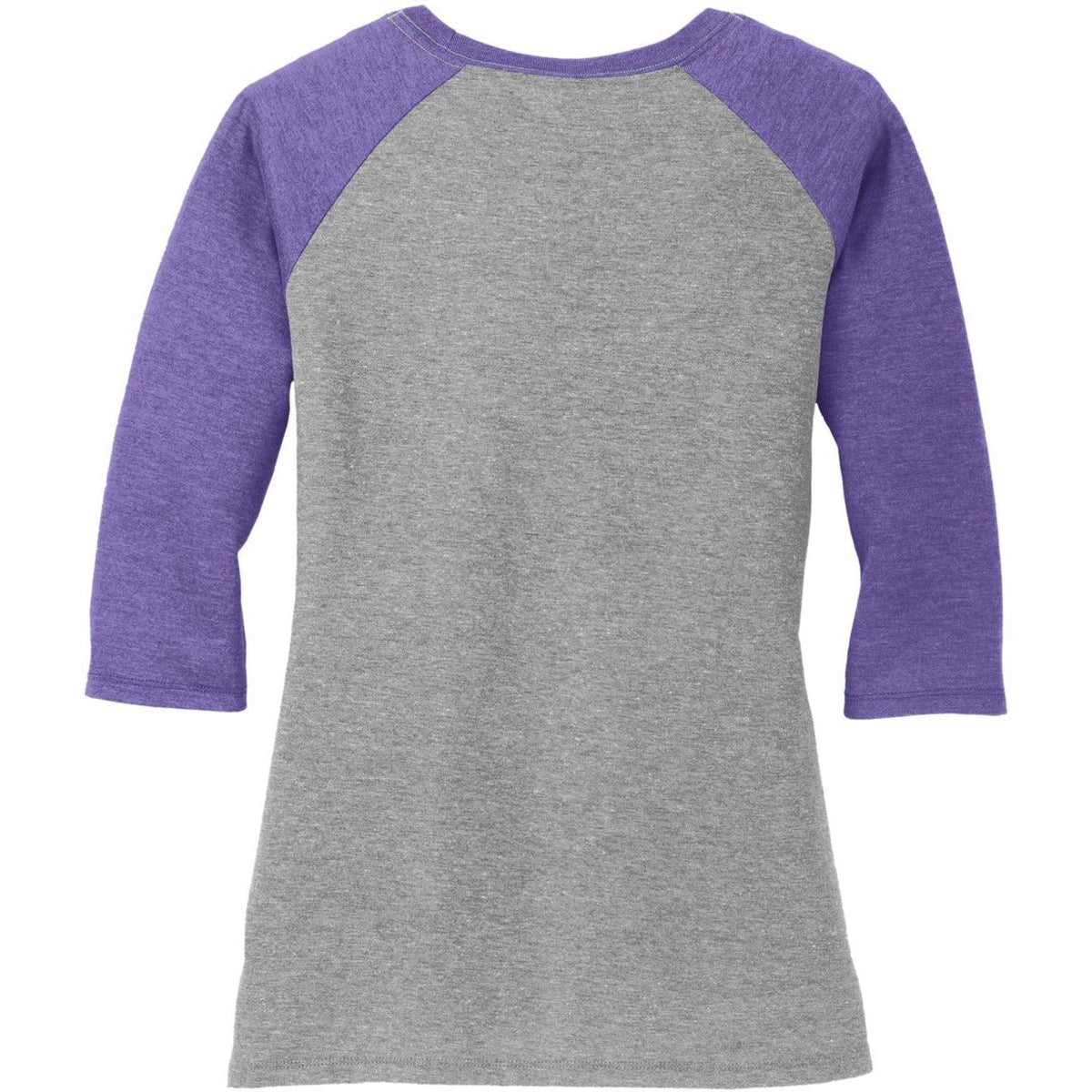 no-logo District Women's Perfect Tri 3/4-Sleeve Raglan-Regular-District-Thread Logic