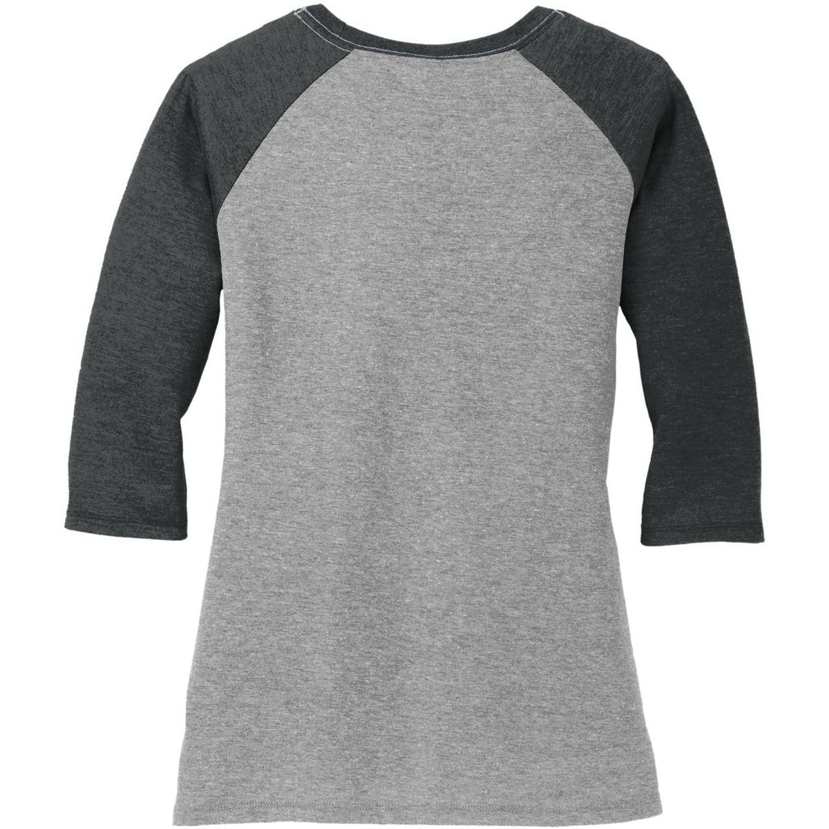 no-logo District Women's Perfect Tri 3/4-Sleeve Raglan-Regular-District-Thread Logic