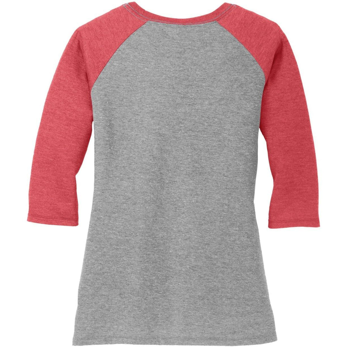 no-logo District Women's Perfect Tri 3/4-Sleeve Raglan-Regular-District-Thread Logic