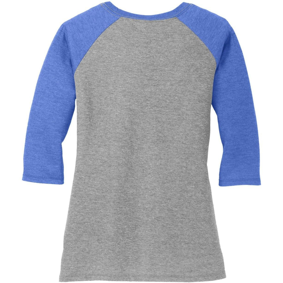 no-logo District Women's Perfect Tri 3/4-Sleeve Raglan-Regular-District-Thread Logic