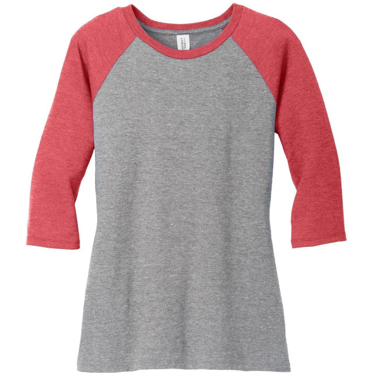 District DM136L T-Shirt with Custom Embroidery