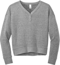 District Ladies Perfect Tri Fleece V-Neck Sweatshirt
