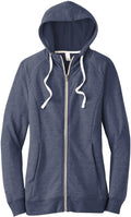 District Ladies Perfect Tri French Terry Full-Zip Hoodie