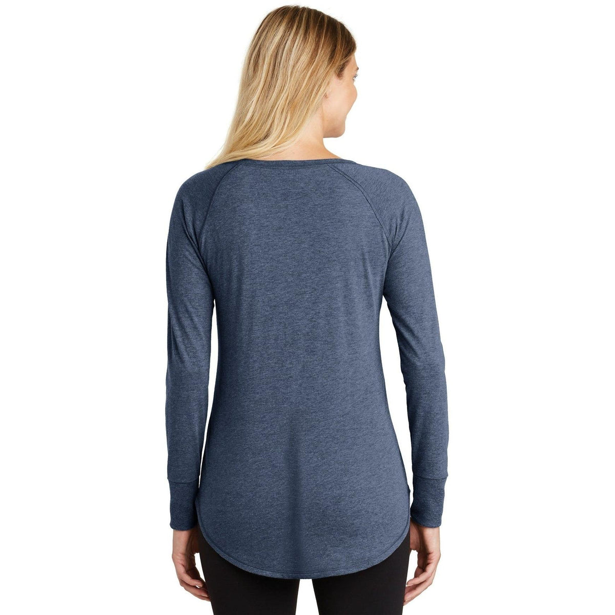 no-logo District Women's Perfect Tri Long Sleeve Tunic Tee-Regular-District-Thread Logic