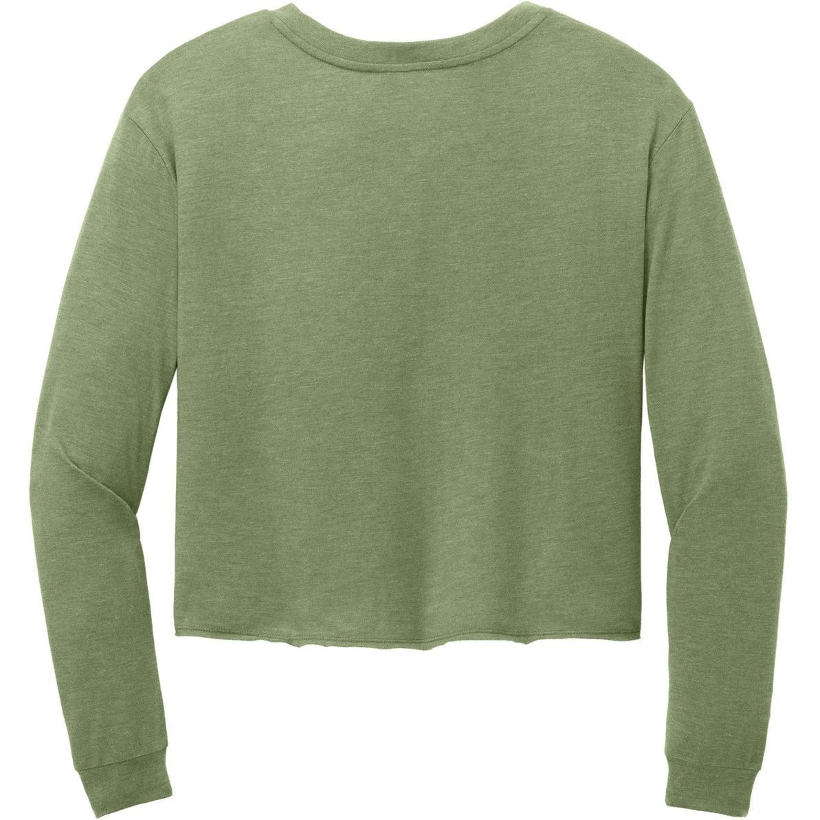 no-logo District Ladies Perfect Tri Midi Long Sleeve Tee-New-District-Thread Logic