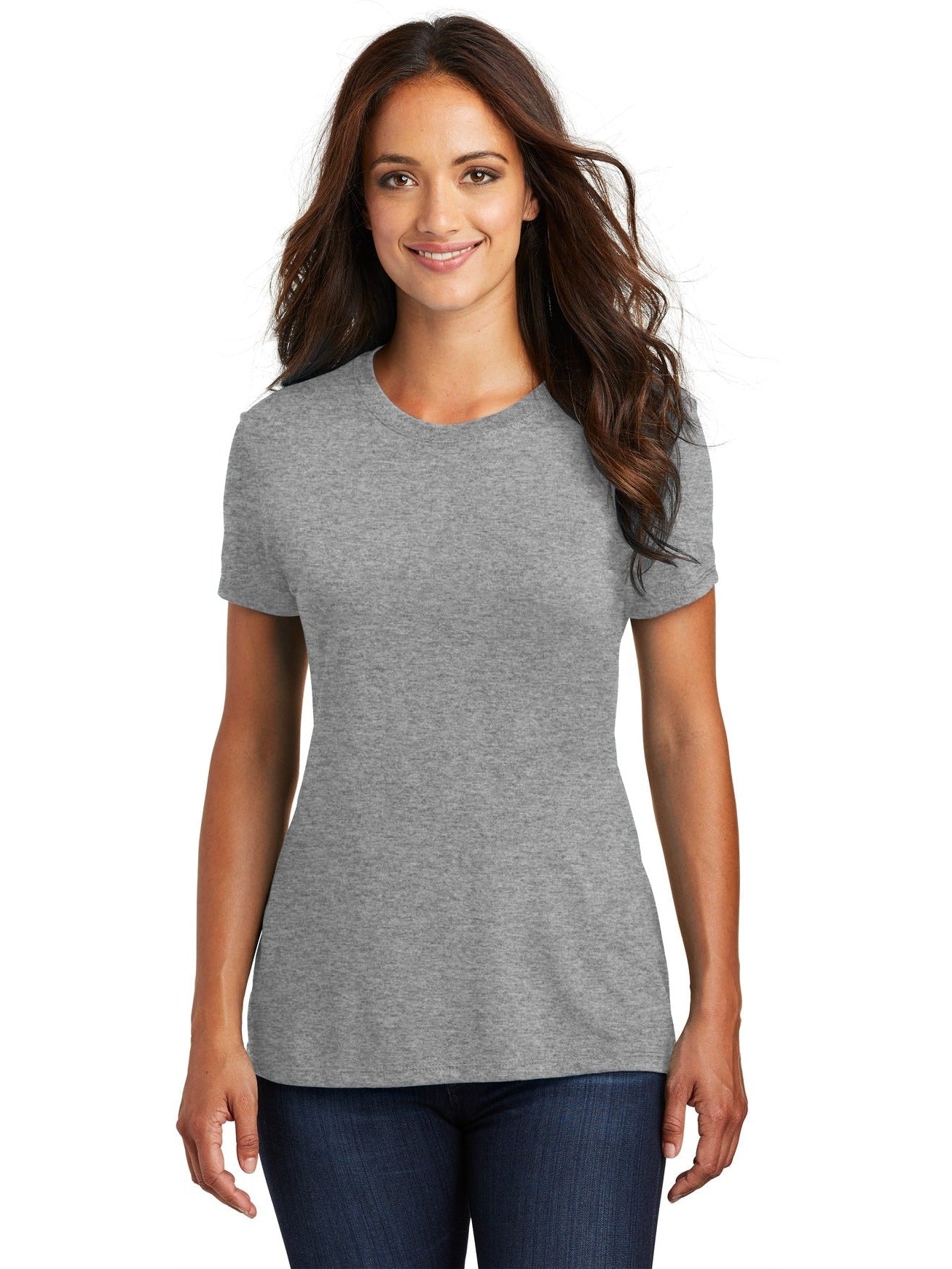 no-logo District Ladies Perfect Tri Tee-Regular-District-Thread Logic