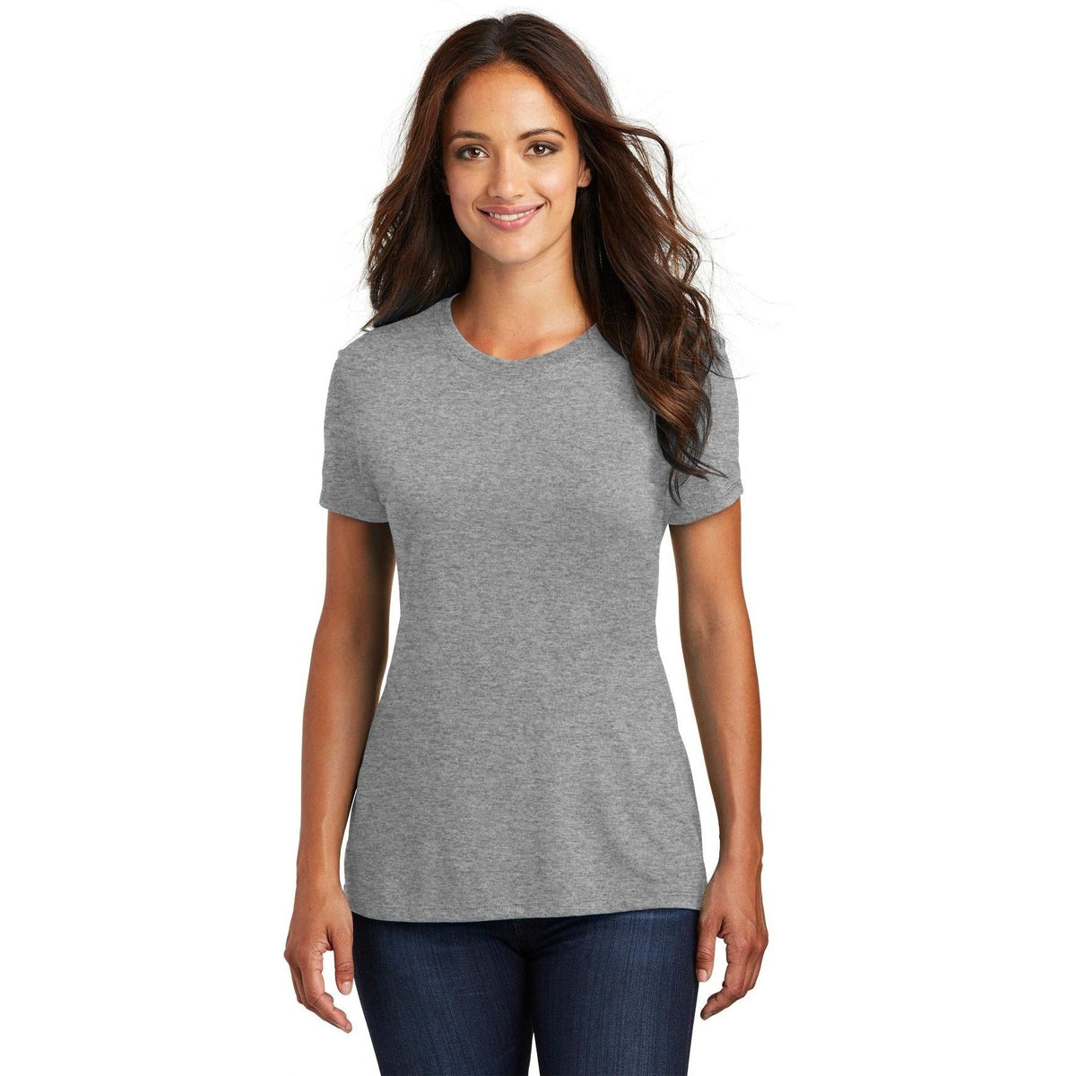 no-logo District Ladies Perfect Tri Tee-Regular-District-Thread Logic