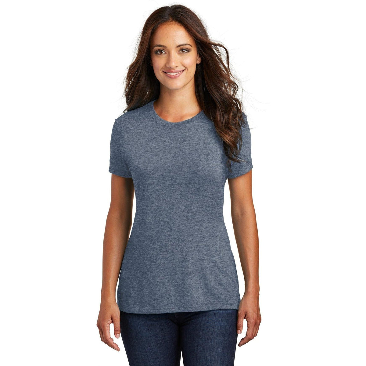 no-logo District Ladies Perfect Tri Tee-Regular-District-Thread Logic
