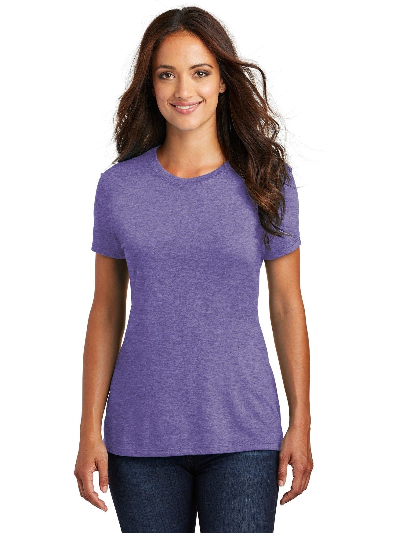 no-logo District Ladies Perfect Tri Tee-Regular-District-Thread Logic