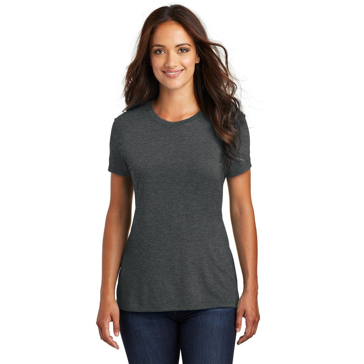 no-logo District Ladies Perfect Tri Tee-Regular-District-Thread Logic