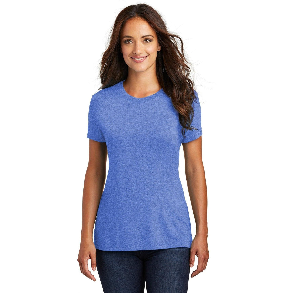no-logo District Ladies Perfect Tri Tee-Regular-District-Thread Logic