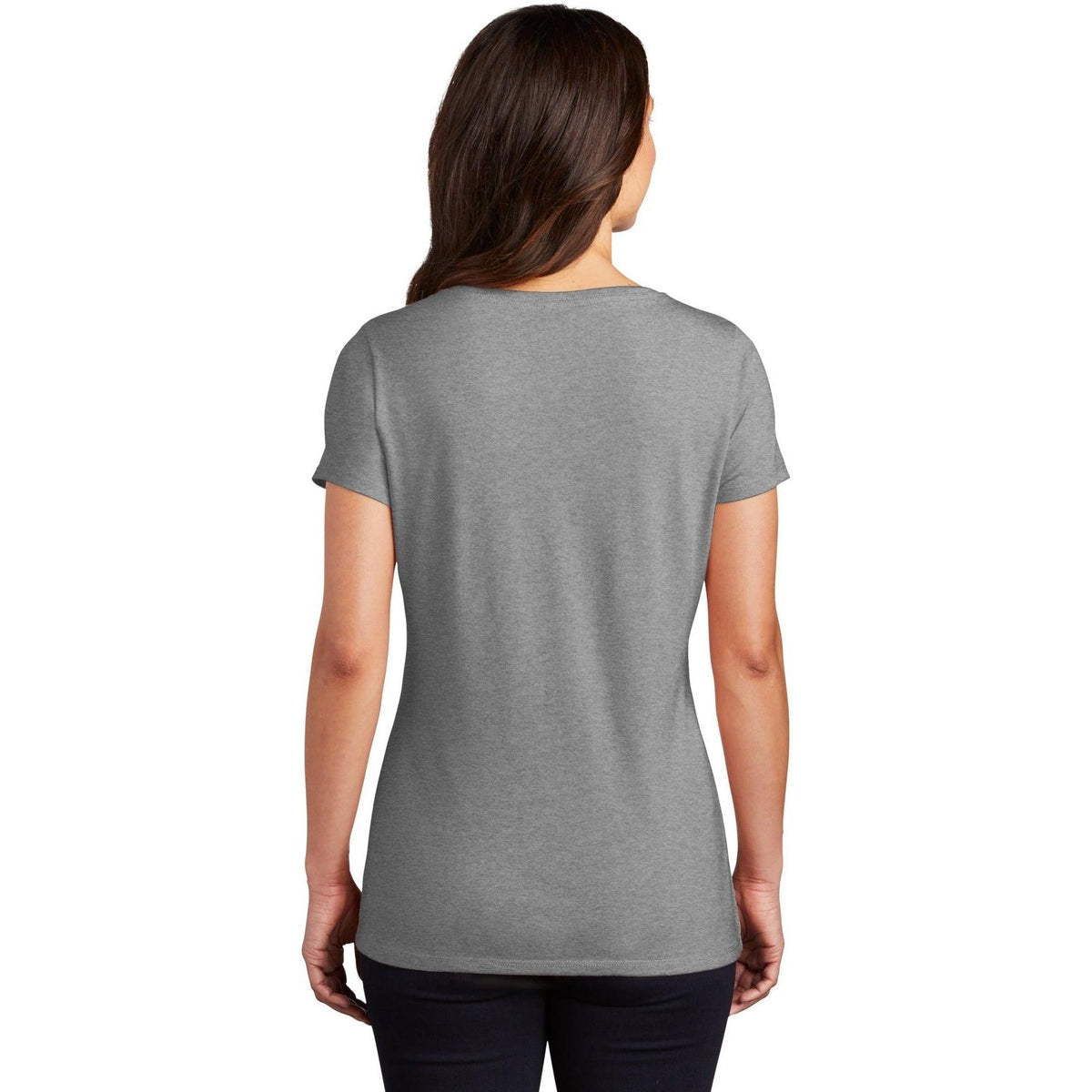 no-logo District Ladies Perfect Tri V-Neck Tee-Regular-District-Thread Logic