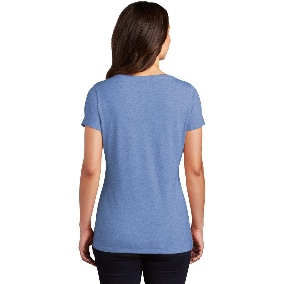 no-logo District Ladies Perfect Tri V-Neck Tee-Regular-District-Thread Logic