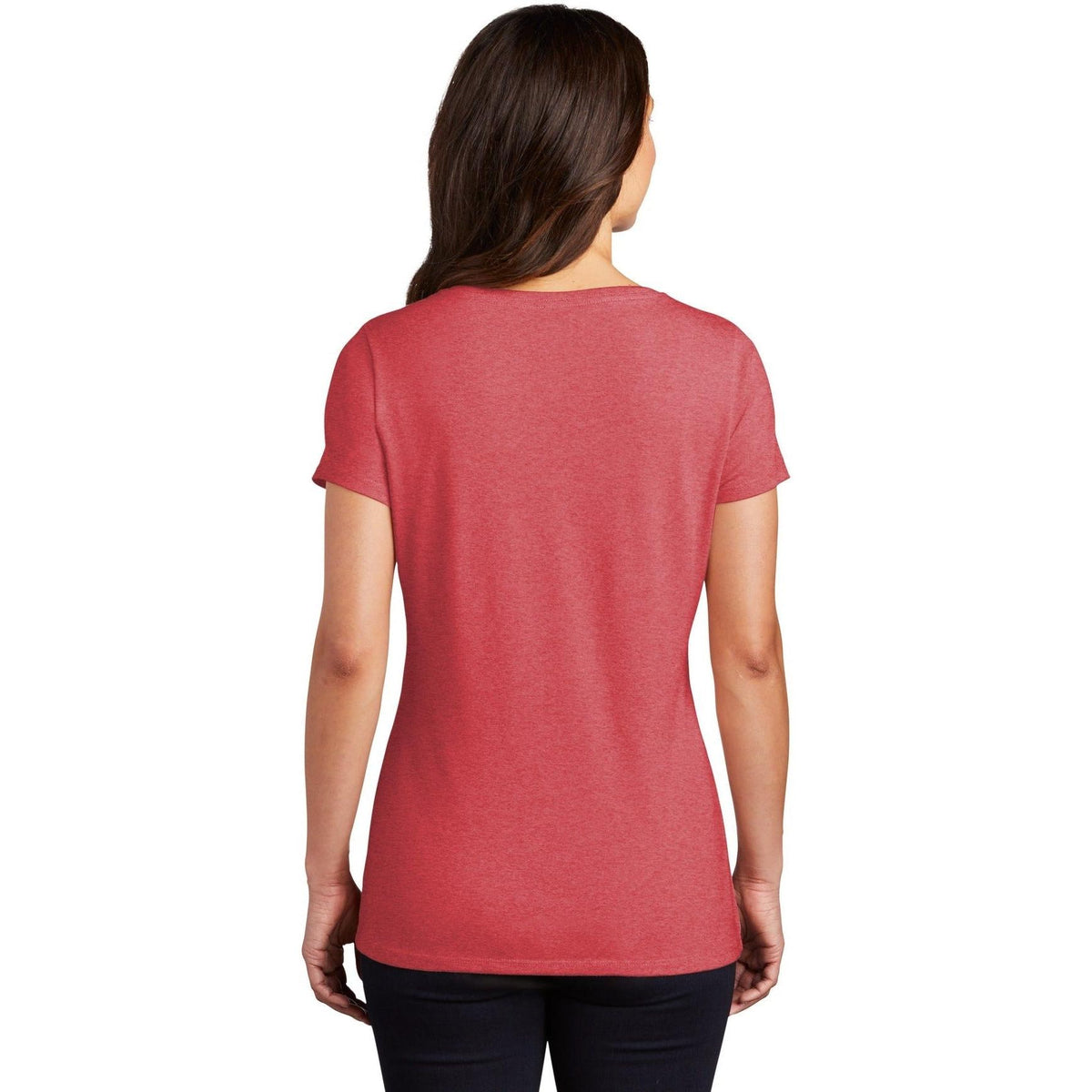 no-logo District Ladies Perfect Tri V-Neck Tee-Regular-District-Thread Logic