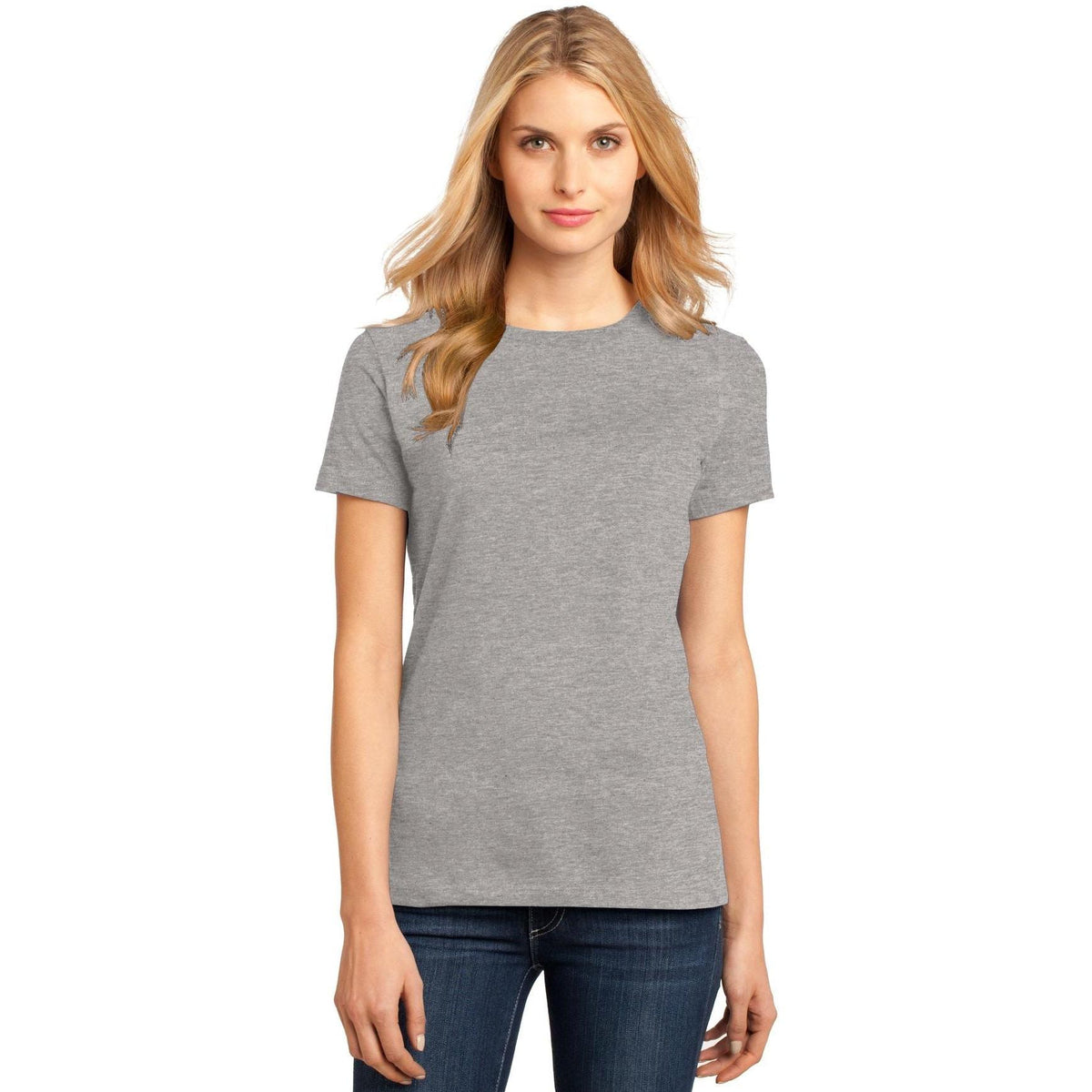 no-logo District Women's Perfect Weight Crew Tee-Polos-District-Thread Logic