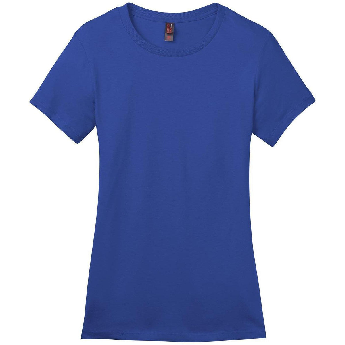 no-logo District Women's Perfect Weight Crew Tee-Polos-District-Deep Royal-XS-Thread Logic