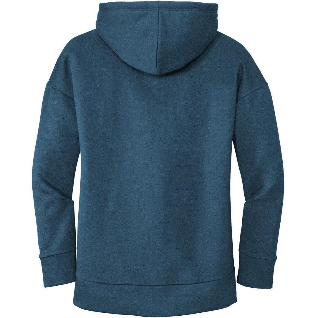 no-logo District Ladies Perfect Weight Fleece Drop Shoulder Full-Zip Hoodie-Regular-District-Thread Logic