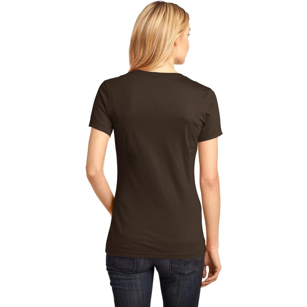 no-logo District Women's Perfect Weight V-Neck Tee-Polos-District-Thread Logic