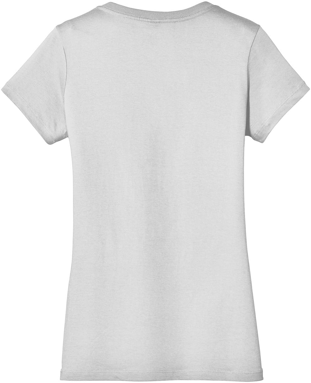 no-logo District Ladies Perfect Weight V-Neck Tee-Regular-District-Thread Logic