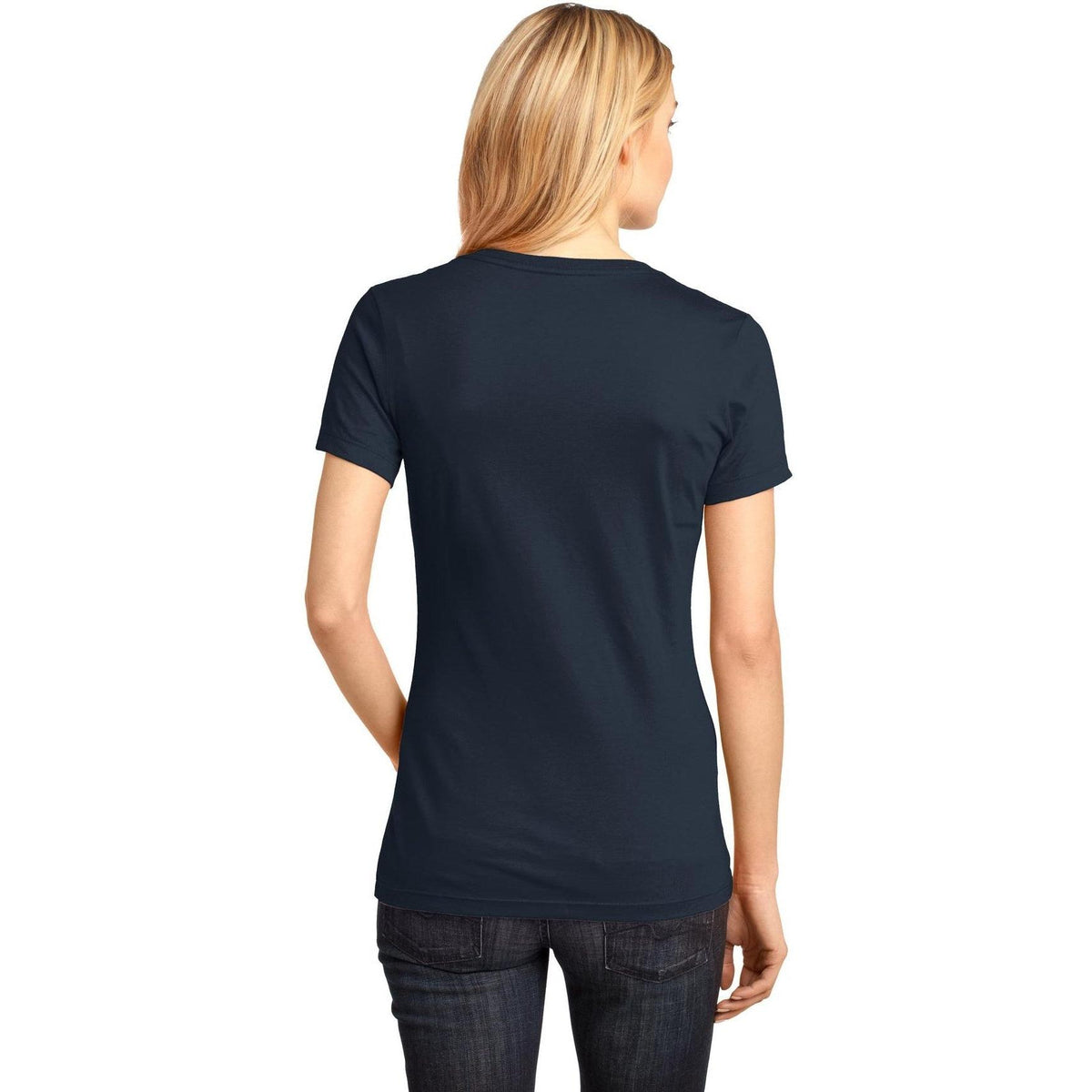 no-logo District Women's Perfect Weight V-Neck Tee-Polos-District-Thread Logic