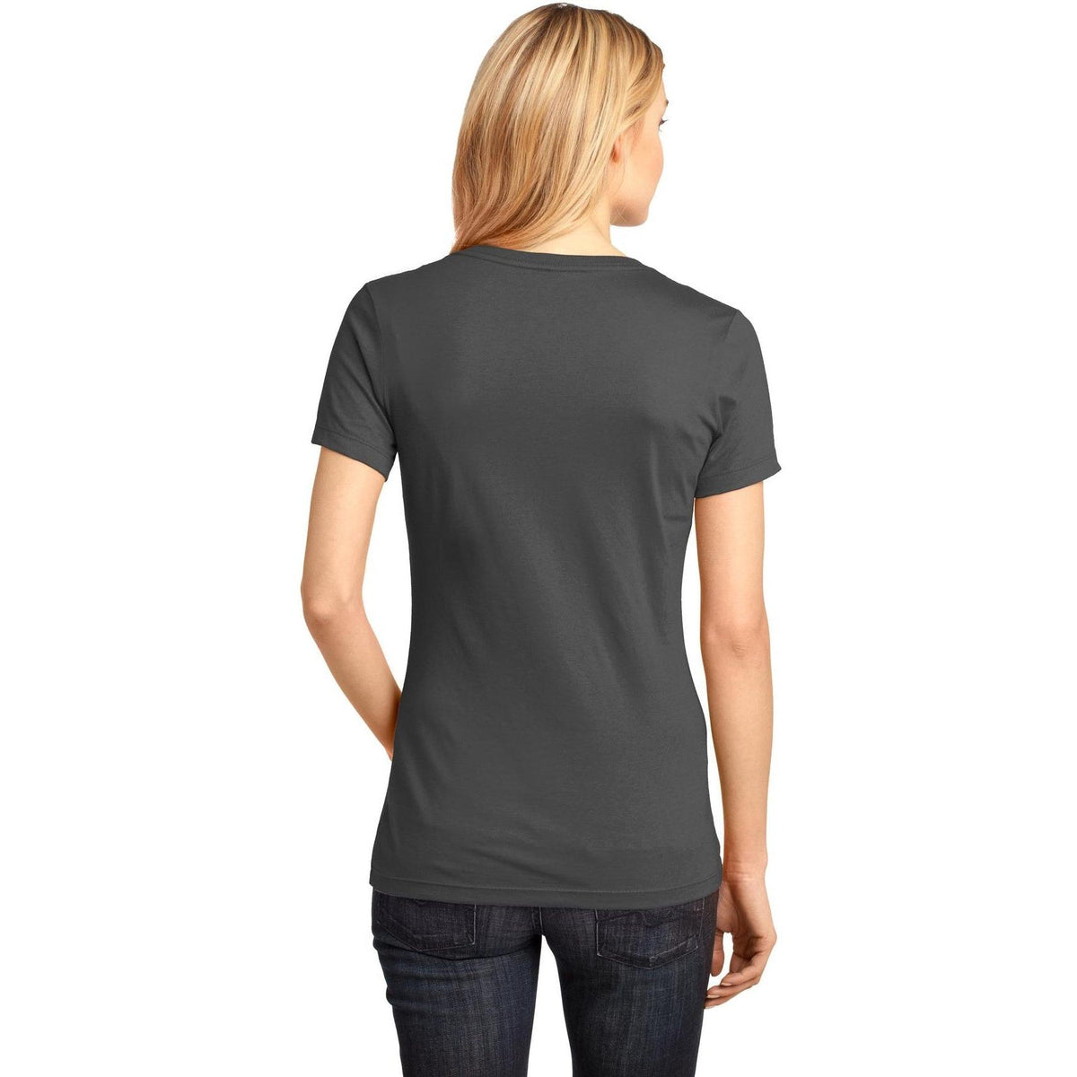 no-logo District Women's Perfect Weight V-Neck Tee-Polos-District-Thread Logic