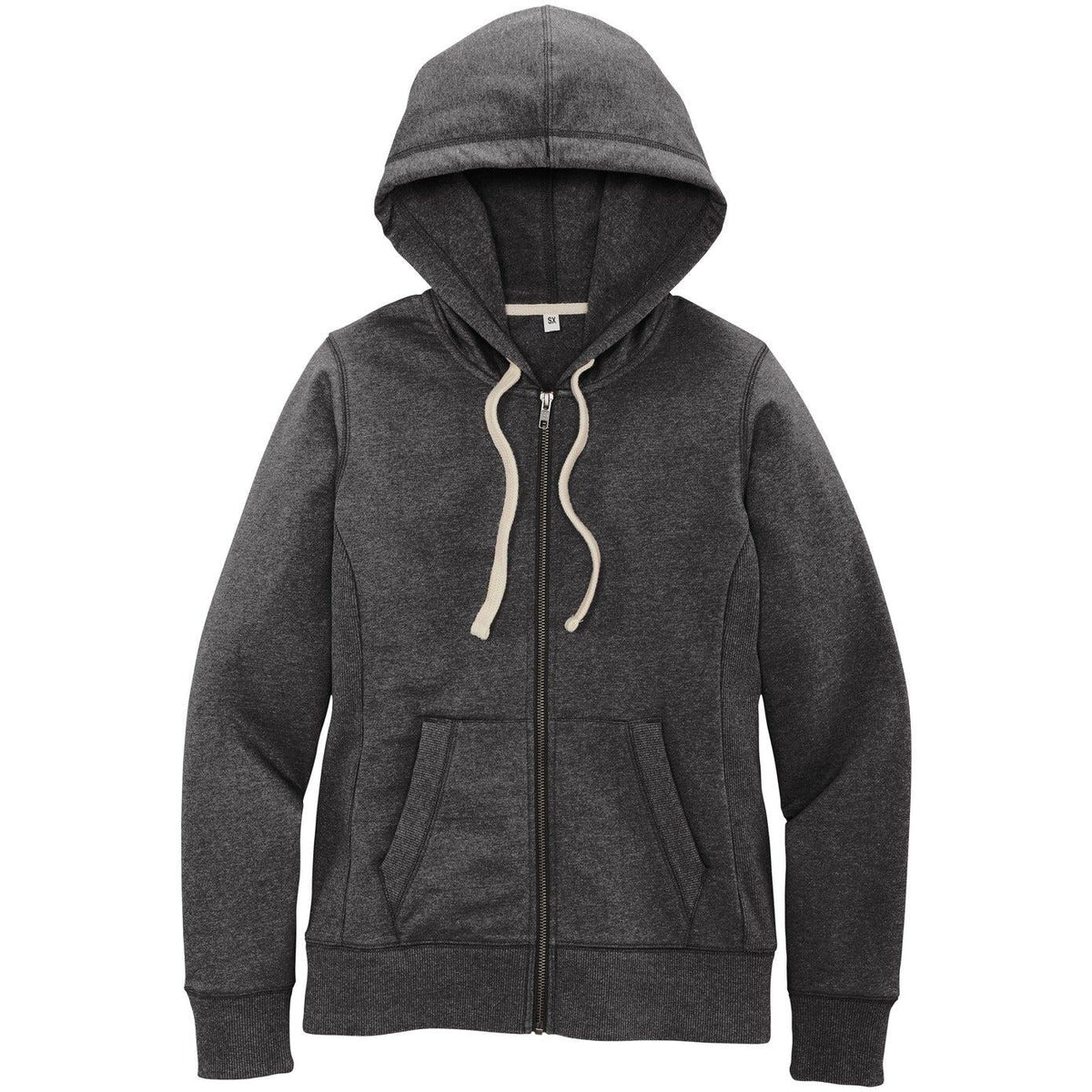 no-logo District Ladies Re-Fleece Full-Zip Hoodie