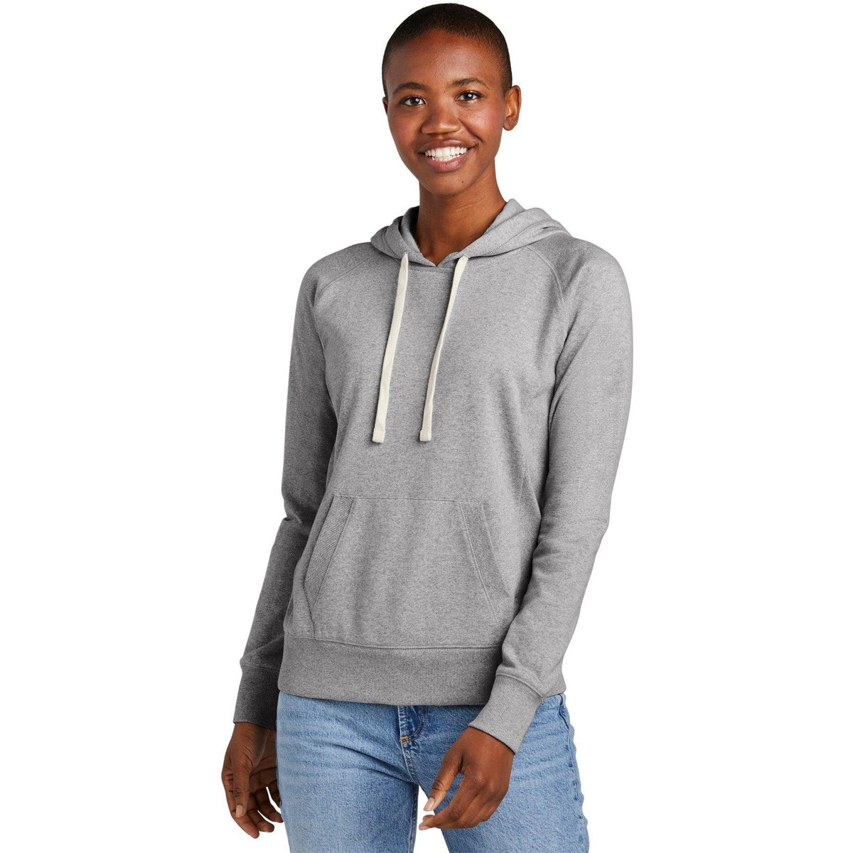 no-logo District Ladies Re-Fleece Hoodie-Regular-District-Thread Logic
